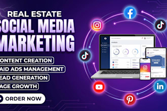 be your real estate social media marketing manager