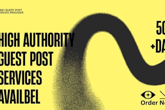 publish guest posts on high authority sites