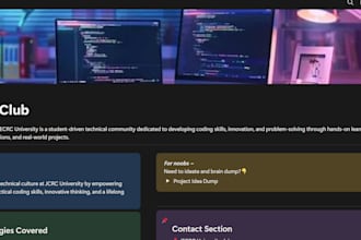 create a clean portfolio design
