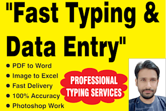 do fastest data entry and typing work with 100 accuracy