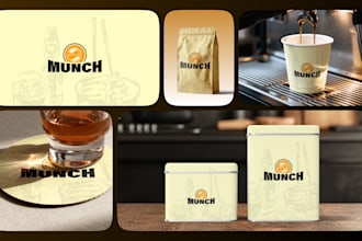 create premium logo and full brand art direction