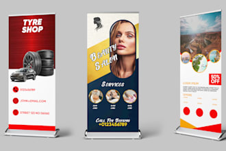 design roll up banner in 24 hours
