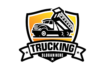 design recycling, junk removal and hauling service logo