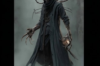 fantasy horror and fantasy horror character
