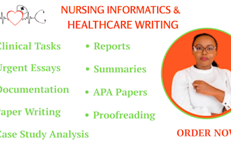 handle nursing reports and summary writing