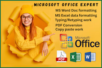 do ms word excel document work professionally