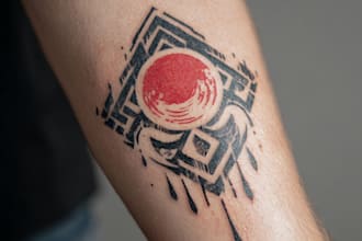 do logo for tattoo studio and tattoo artist
