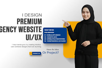 do agency websites uiux design and landing page in figma