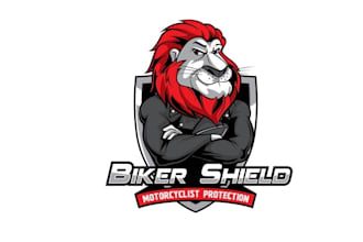 craft a professional biker logo with unlimited revisions