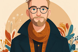 create your picture into vector portrait and illsutration for you