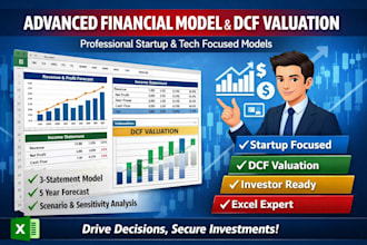 build professional financial models and 3 statement projection