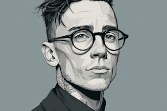 design a custom vector illustration for you