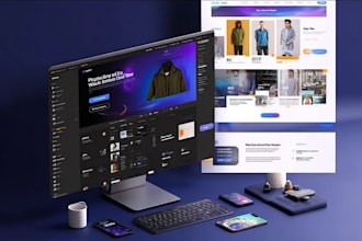 design a modern website UI UX in figma
