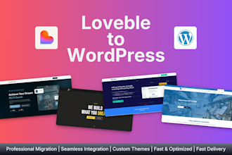 convert lovable ai website to wordpress