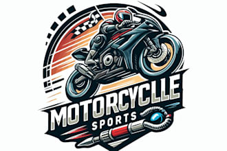 do high quality biker logo design with unlimited revision