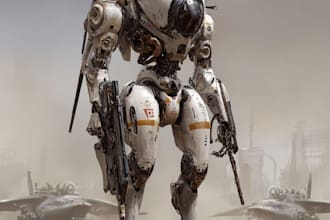 draw or design mechs robots concepts