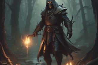 draw detailed dark, horror, metal,