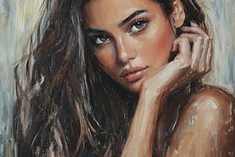 paint renaissance art oil painting portrait