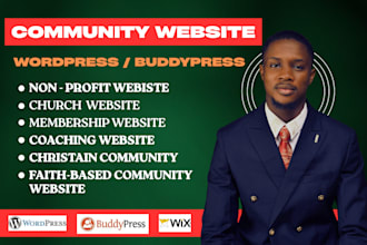 build a wordpress coaching or faith based community website using buddypress