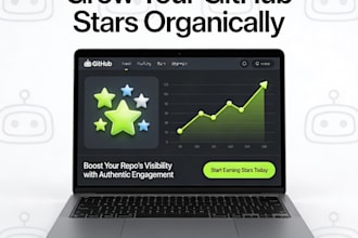 help you organic github promotion for you to gain stars