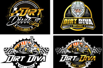 design professional bike riders logo