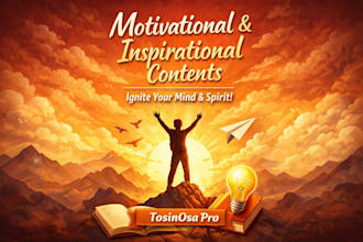 write powerful motivational and inspirational content