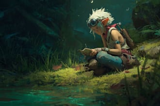 draw your fantasy character fantasy character illustration