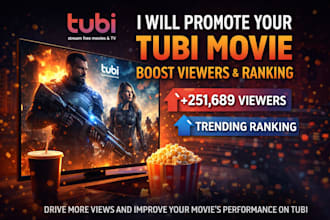 promote your tubi movie, boost viewers, ranking