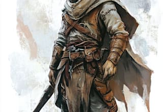fantasy dnd character illustration