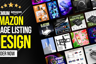 create creative amazon product image listing designs