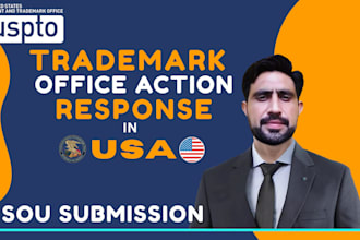 respond to uspto office actions and sou submission