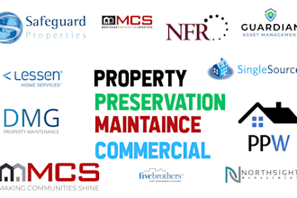 professionally process property preservation work orders
