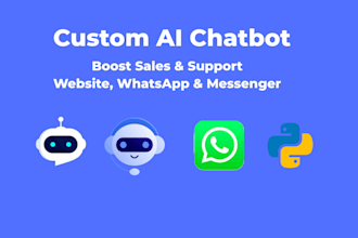 develop ai powered chatbot for your website or business