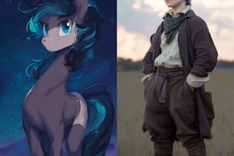 do a of your pony character and character design for you