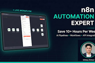 build custom n8n automation workflow to save your time and money