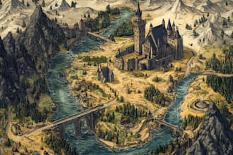 create maps for your fantasy game, book and