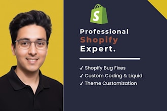 do shopify bug fix shopify custom coding and customization