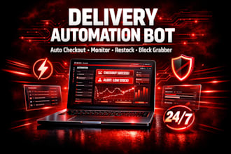 do instacart, doordash, amazon flex bot, auto checkout, restock bot, monitor bot