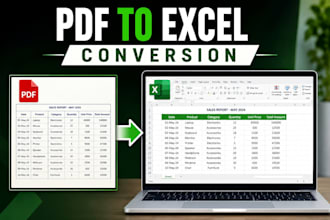 convert PDF to excel and create clean editable spreadsheets