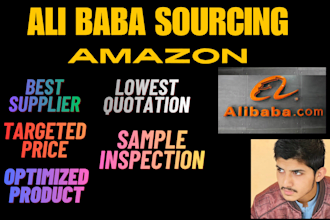 do ali baba sourcing for amazon, ebay store