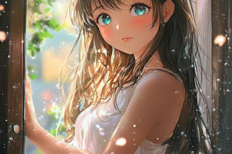 design a anime character for you