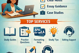 create social work notes and a study guide