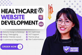 medical website design, healthcare website, dental website, therapy website
