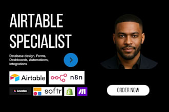 airtable database write airtable formular airtable automation expert softr n8n