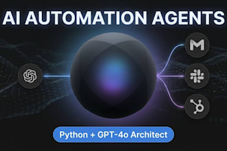 build custom ai automation agents and workflows using python and gpt
