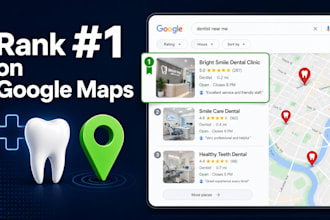 rank your dental practice on google maps with local SEO