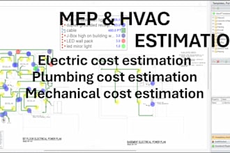 do electrical estimation mep and hvac estimation