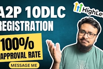 set up a2p 10dlc registration for twilio and gohighlevel SMS