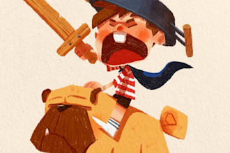 illustrate childrens books and kidlit related projects