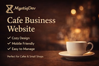 make simple business sites for your cafe